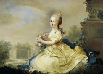 Porträt der Prinzessin Maria Josepha Hermengilde von Liechtenstein (1768-1845), später Esterházy